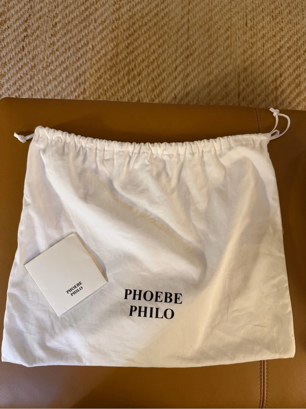 Phoebe Philo small Gig Bag in Toffee Suede